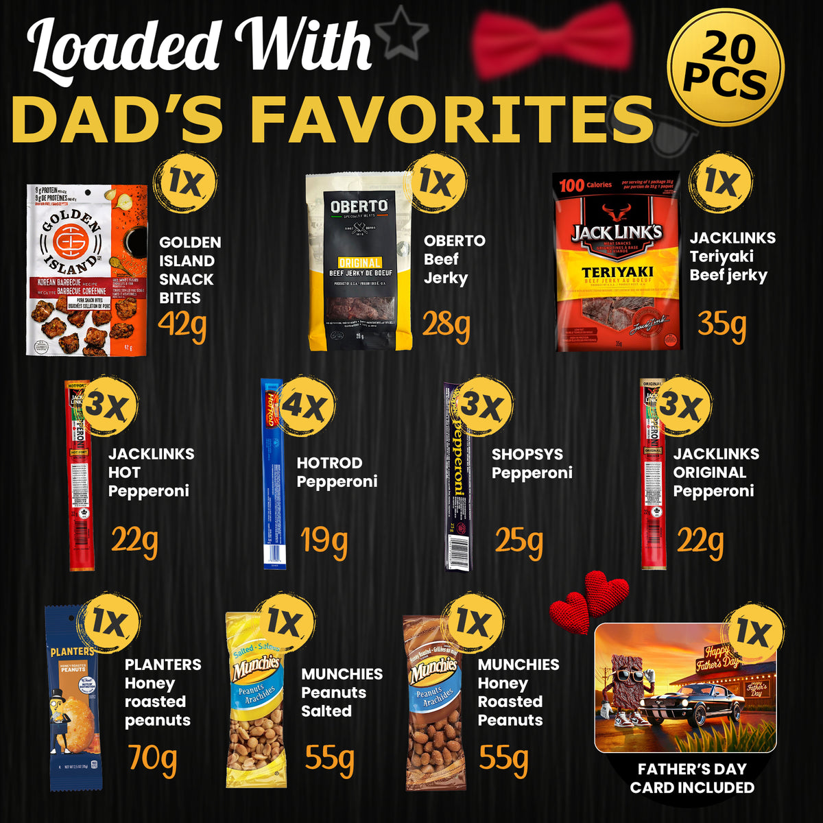 Father’s Day Jerky and Pepperoni Gift Box