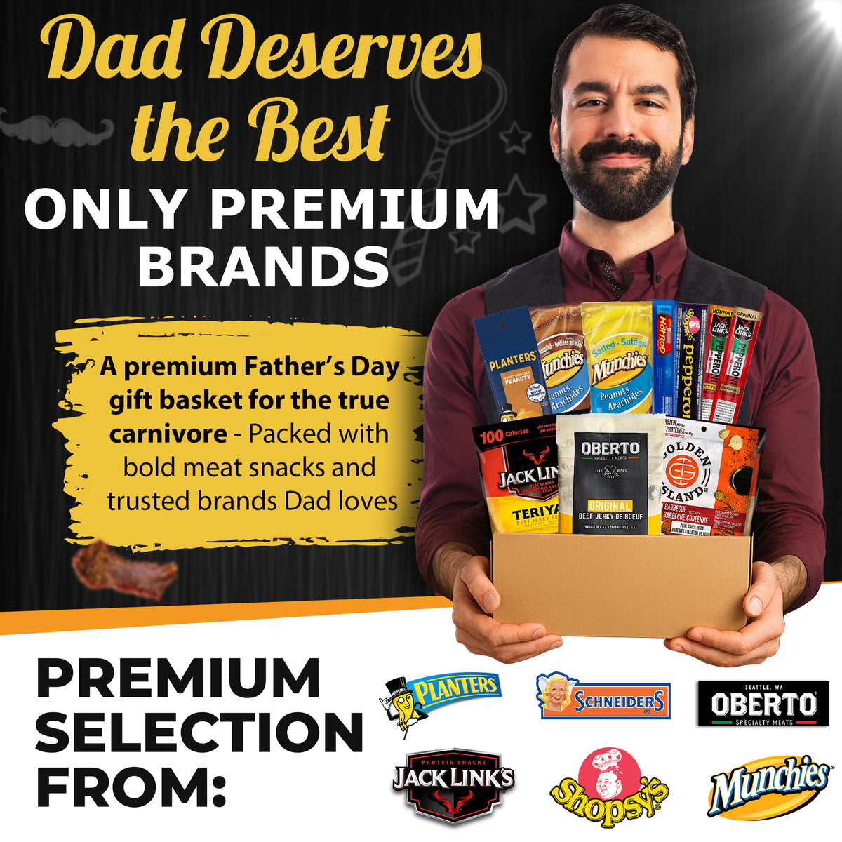 Father’s Day Jerky and Pepperoni Gift Box