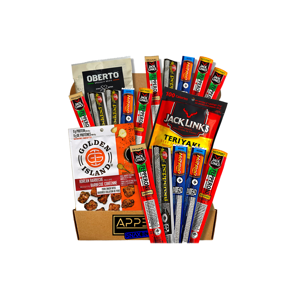 Meat Lovers Jerky and Pepperoni Gift Box